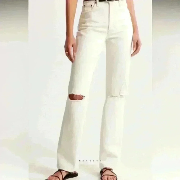 Abercrombie & Fitch the 90s Straight Ultra High Rise - Picture 2 of 12